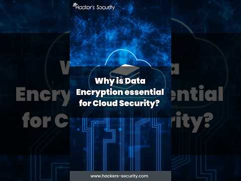 Why is Data Encryption essential for Cloud Security? #cloudsecurity #cybersecurity #data #encryption