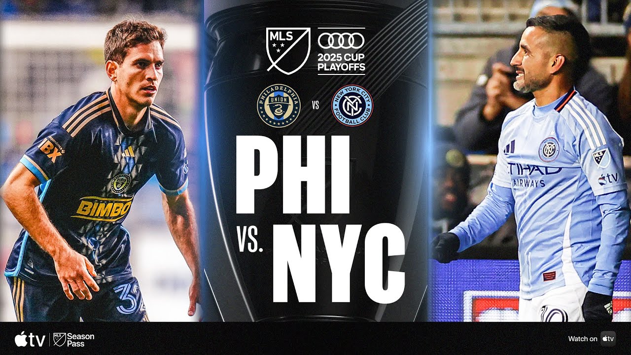 Philadelphia Union vs NYC FC | 2025 MLS Playoffs Highlights