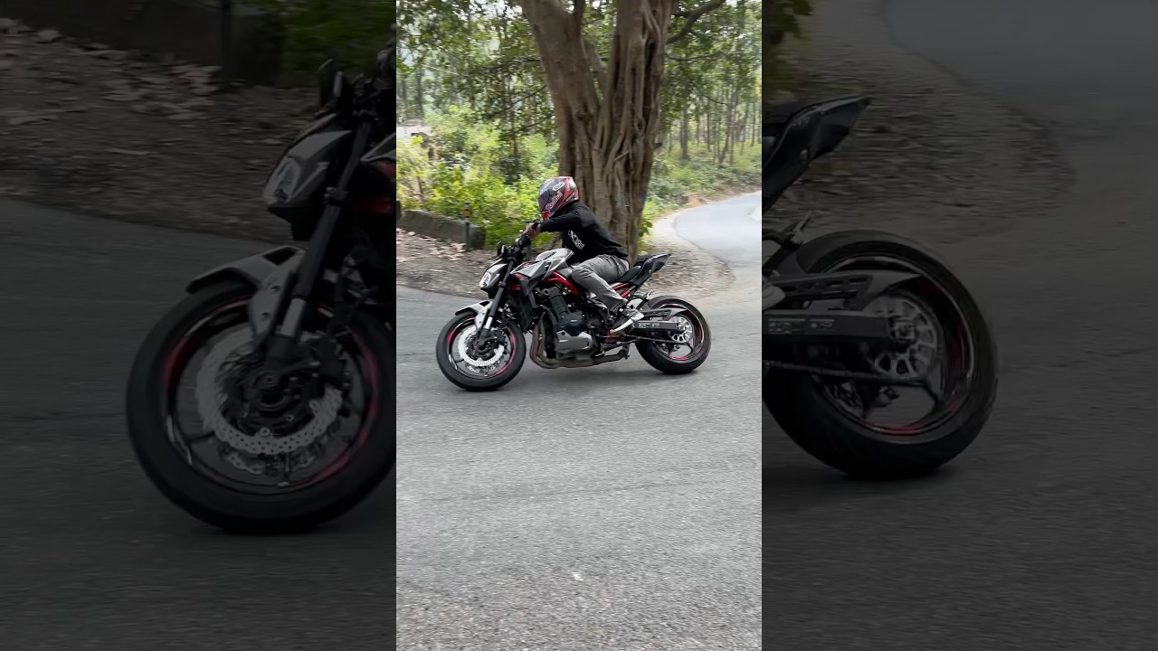 Kawasaki Z900 with Arrow arrow 🏹 exhaust Raw sound #kawasaki #z900