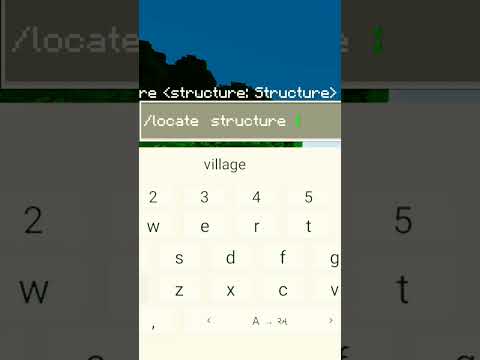 How to use locate command or how to find village #minecraft #locatevillage