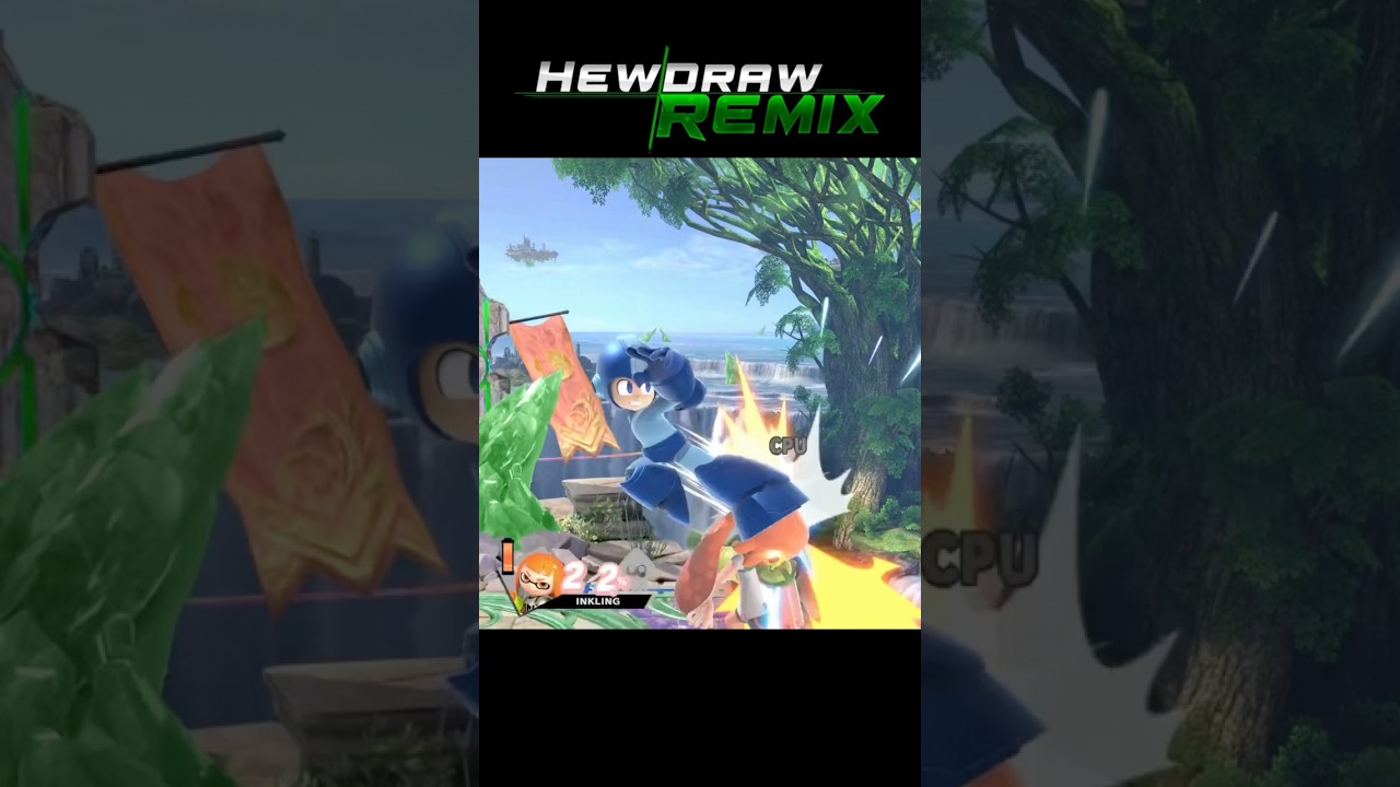 Mega Man's New Moveset in HewDraw Remix Mod 🎮