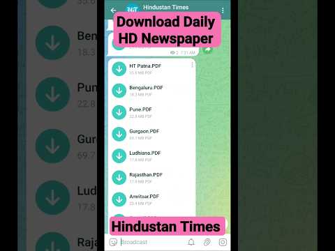 how to download hindustan times epaper in pdf