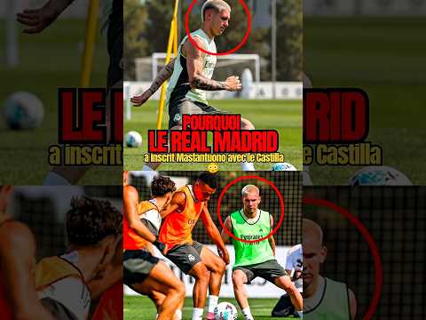 La véritable raison pour laquelle le Real Madrid a inscrit Mastantuono avec le Castilla. 🤔 #football