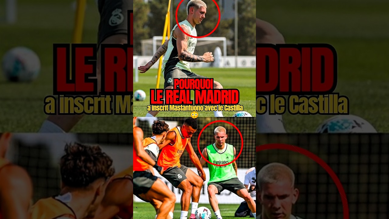 Découvrez pourquoi le Real Madrid a inscrit Mastantuono avec le Castilla ⚽