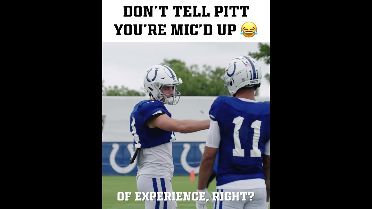 Colts Camp Mic'd Up: Hilarious Alec Pierce & Michael Pittman Jr. Bloopers π