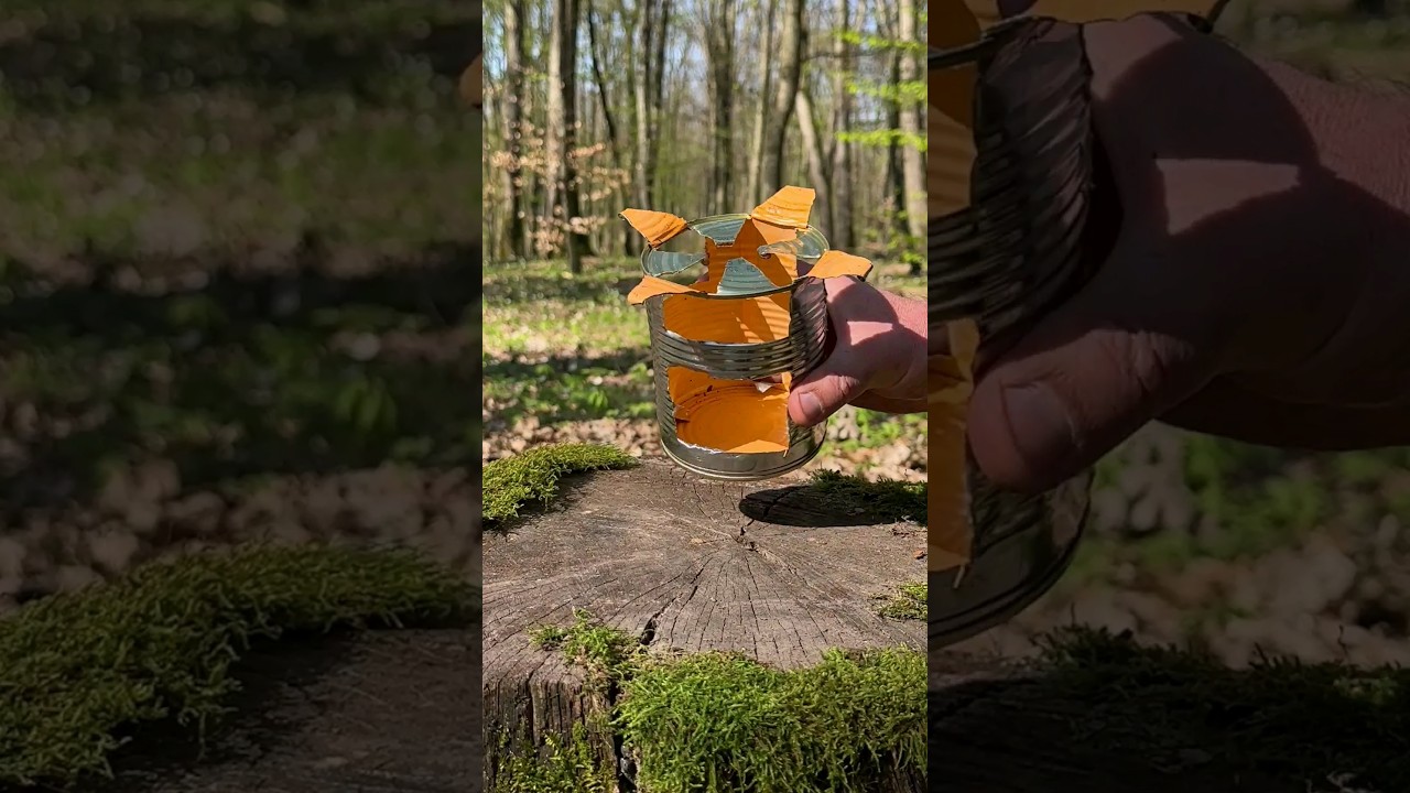Create a DIY Tin Can Oven for Ultimate Wilderness Survival 🔥