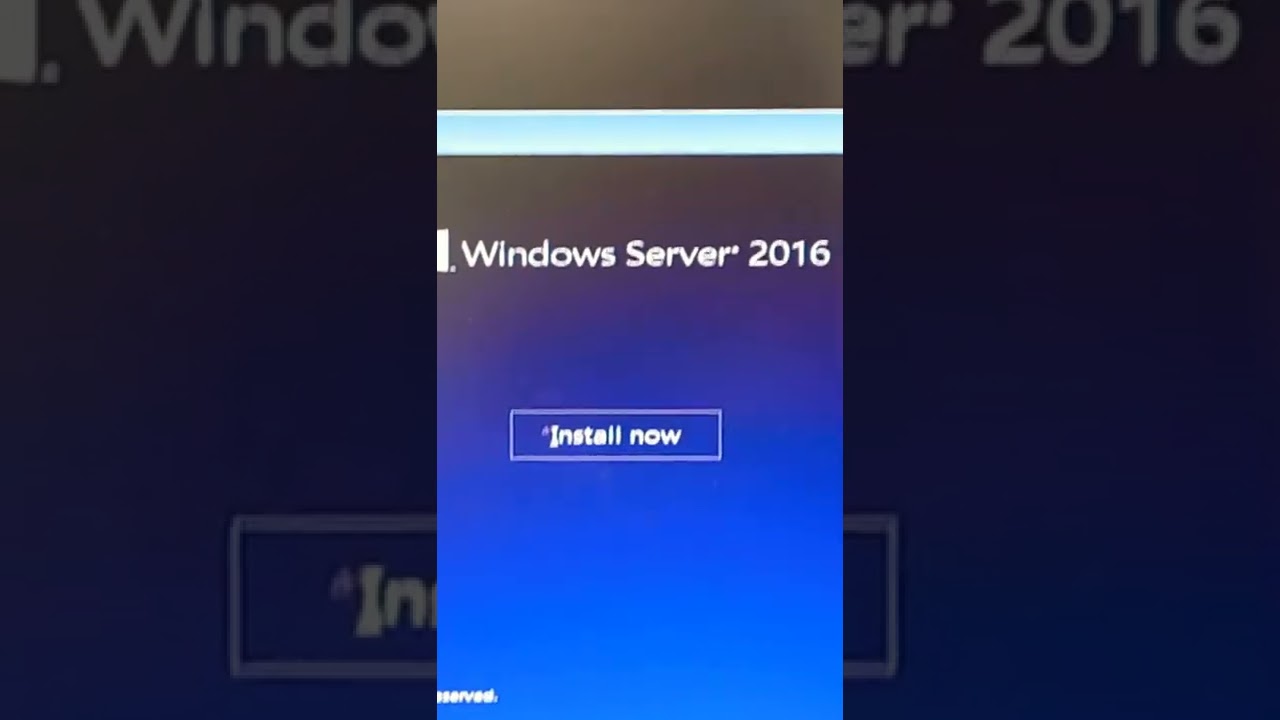 Windows Server 2016 Status Overview