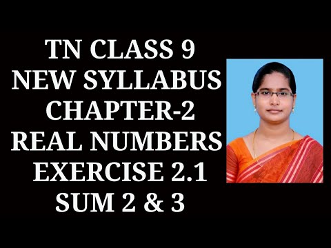 9th Std Maths: Real Numbers Exercise 2.1 Solutions