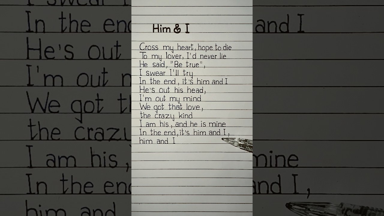 G-Eazy & H.I.M. - 'Him & I' Lyrics 🎶