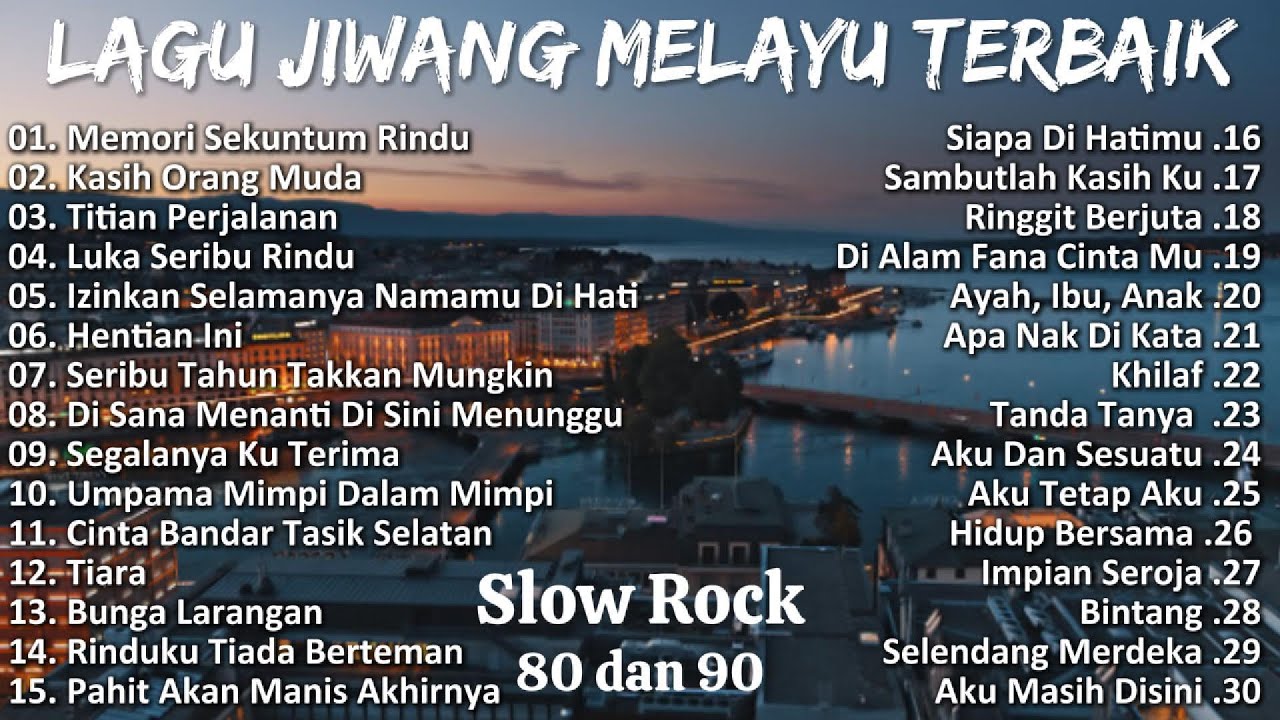 Lagu Rock Jiwang 80an & 90an Malaysia 🎸