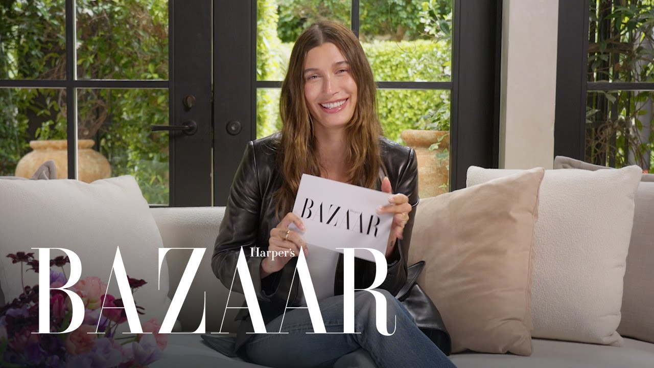 Hailey Bieber Reveals Her Latest Obsessions | Burning Questions | Harper’s BAZAAR