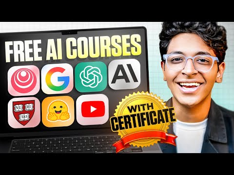 10 FREE AI Courses Everyone MUST Take in 2025! 🔥