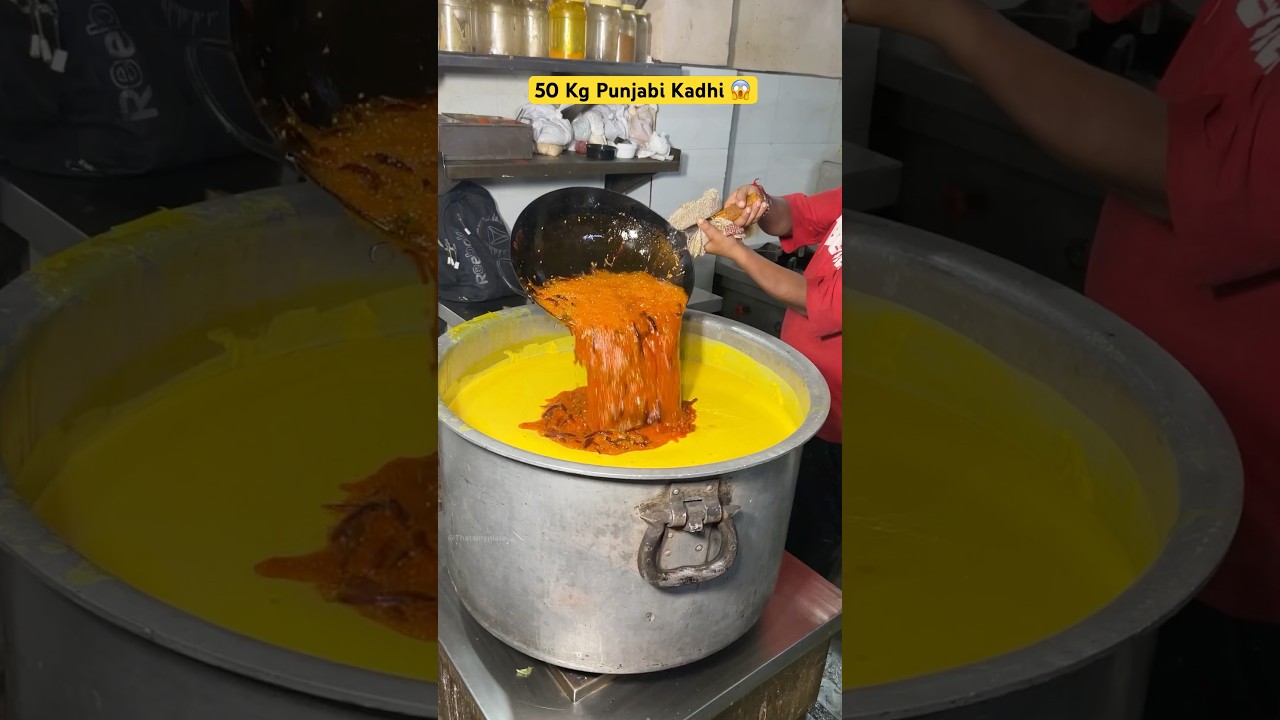 Punjabi Kadhi Pakora Selling 50 Kg Daily – Sold Out in Just 3 Hours! 😱