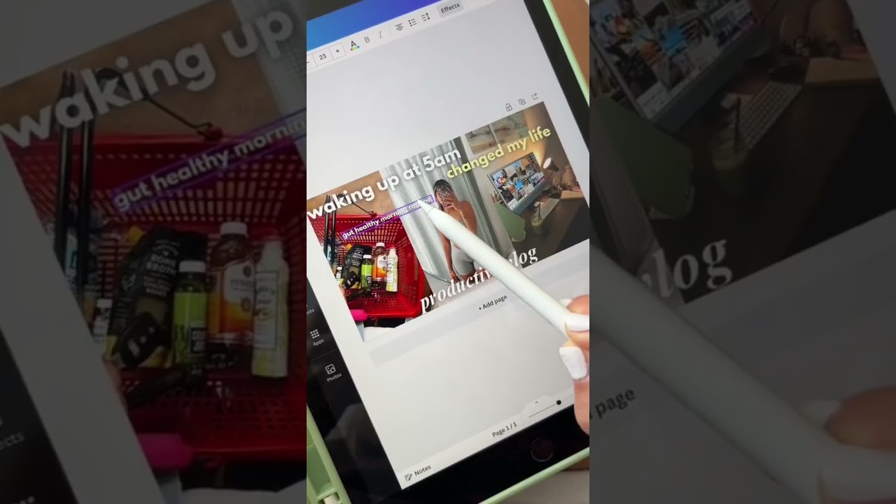 Edit Aesthetic Thumbnails on Canva 🦋