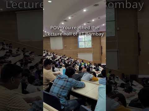 The Grand Lecture Hall of IIT Bombay #iit #iitbombay #jee