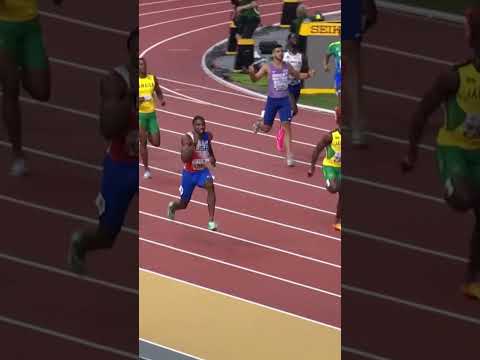 Noah Lyles completes sprint triple with glorious 4x100m gold #athletics #worldathleticschamps #usa