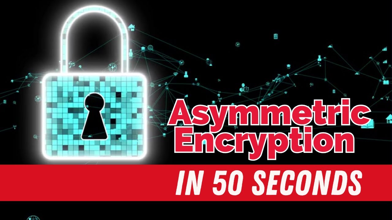 Asymmetric Encryption Explained in 50 Seconds 🔐 | How It Works & Real-World Uses