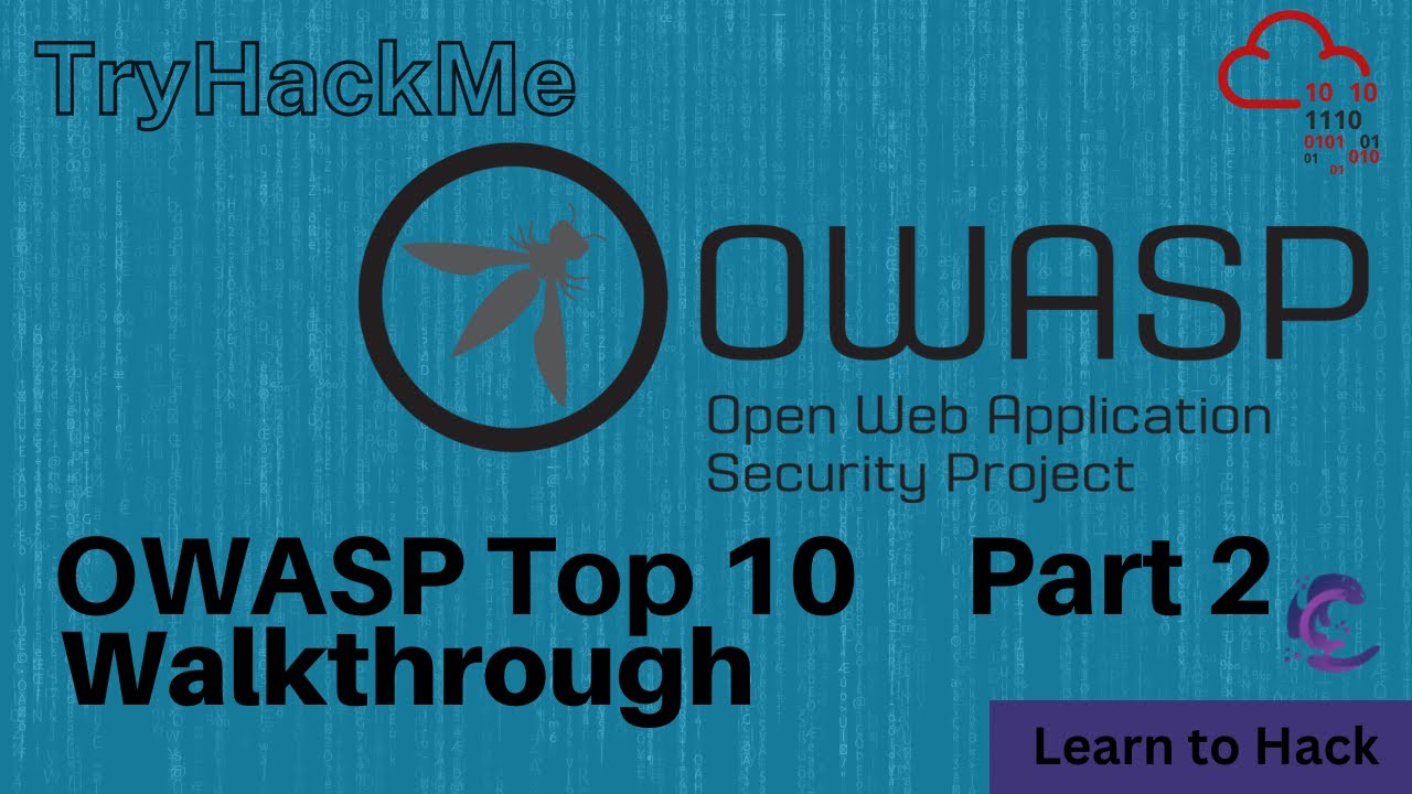 TryHackMe OWASP Top 10 Walkthrough Part 2 🔐