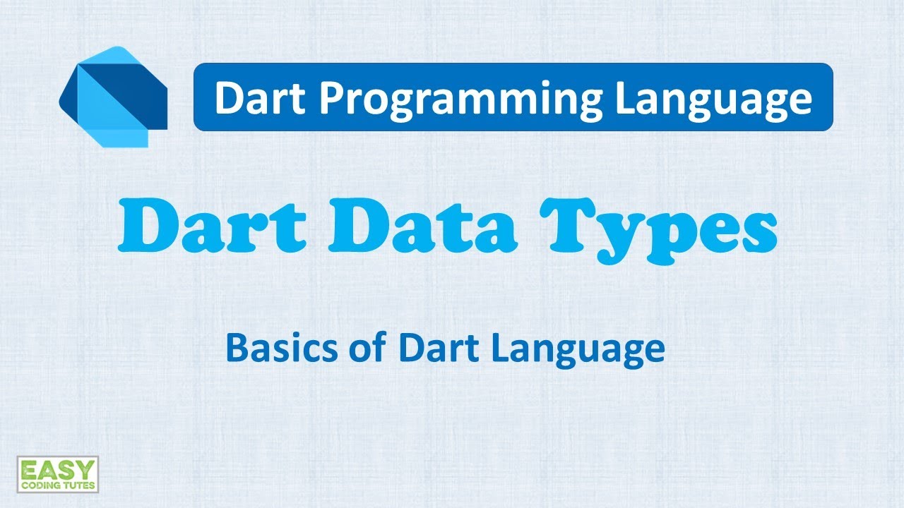 Dart Data Types Explained 📝
