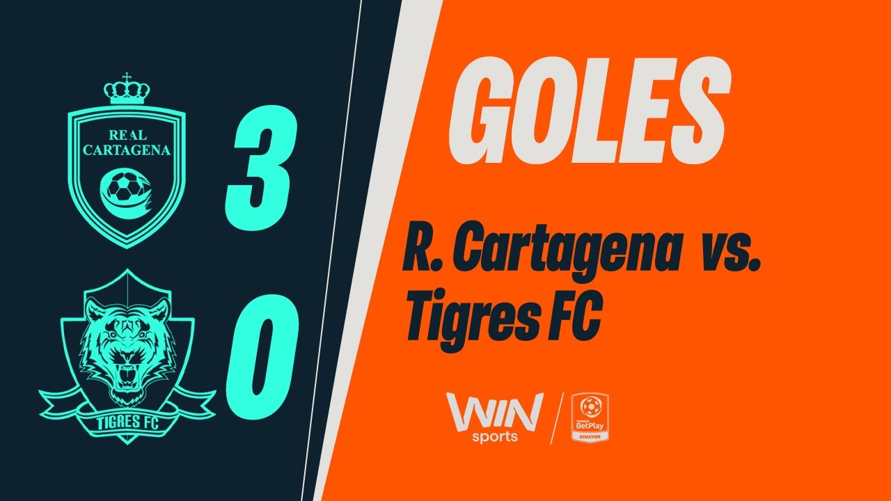 Real Cartagena vs. Tigres FC  (goles) | Torneo BetPlay 2025-1 | Cuadrangulares - Fecha 2