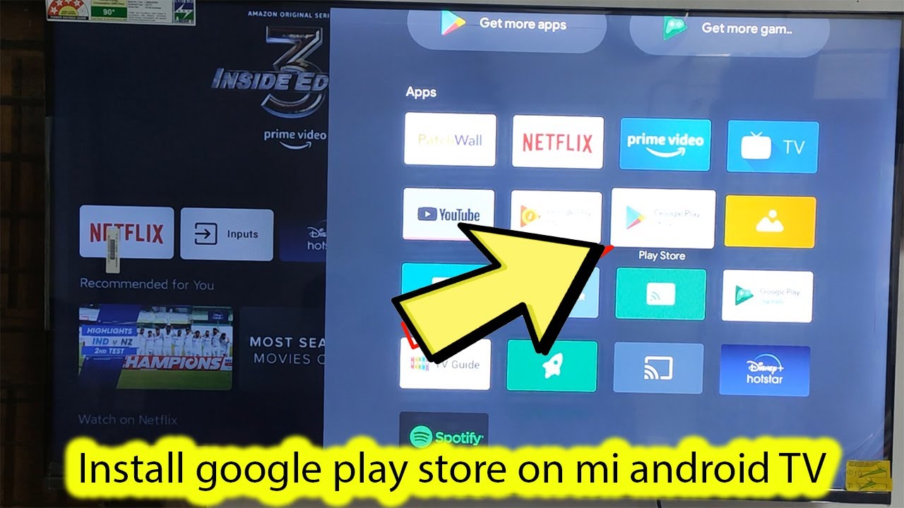 Install Google Play Store on MI Android TV 📺