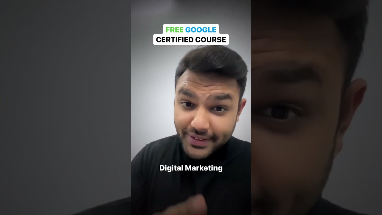 Free Google Digital Marketing Course with Certificate 🎓