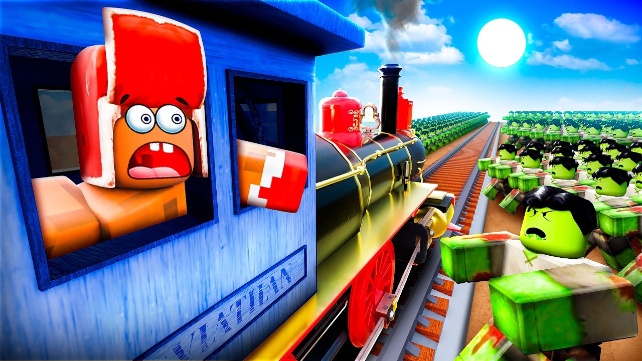 Наш поезд застрял в зомби-апокалипсисе! 🚂