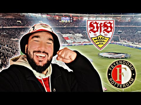 SIEGESSERIE IM NECKARSTADION GEHT WEITER! 🤍❤️ VfB Stuttgart vs Feyenoord Rotterdam | Stadionvlog 🏟⚽️