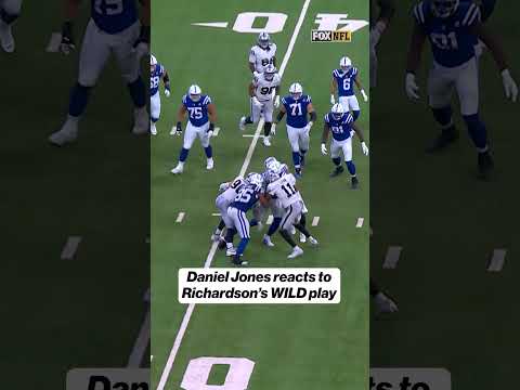 Anthony Richardson CAUGHT his OWN pass 😂 #NFL #football #colts