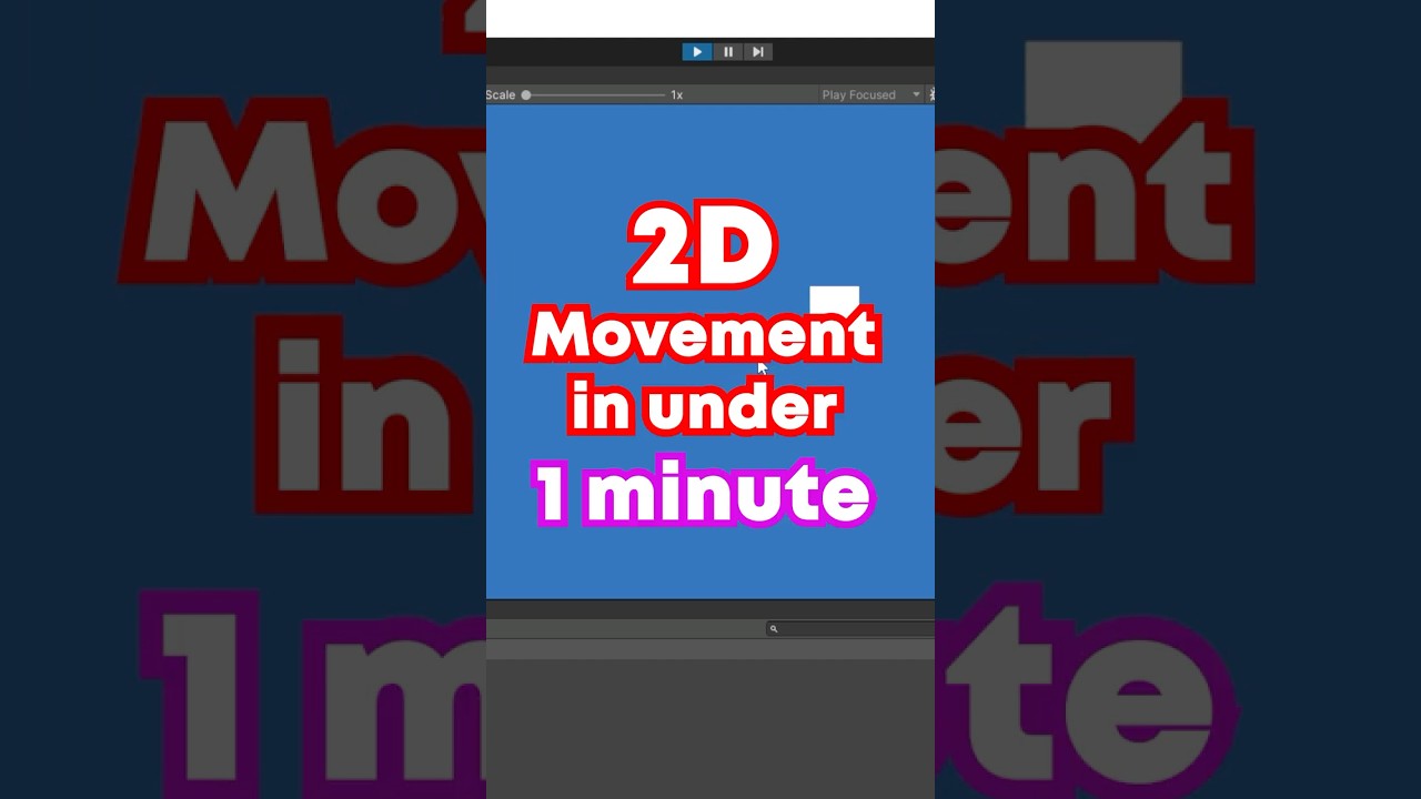 Quick Guide: 2D Top-Down Movement in Unity ๐ถโโ๏ธ