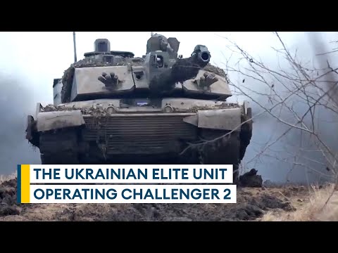 On Ukraine's frontline with the crews fighting with UK-supplied Challenger 2