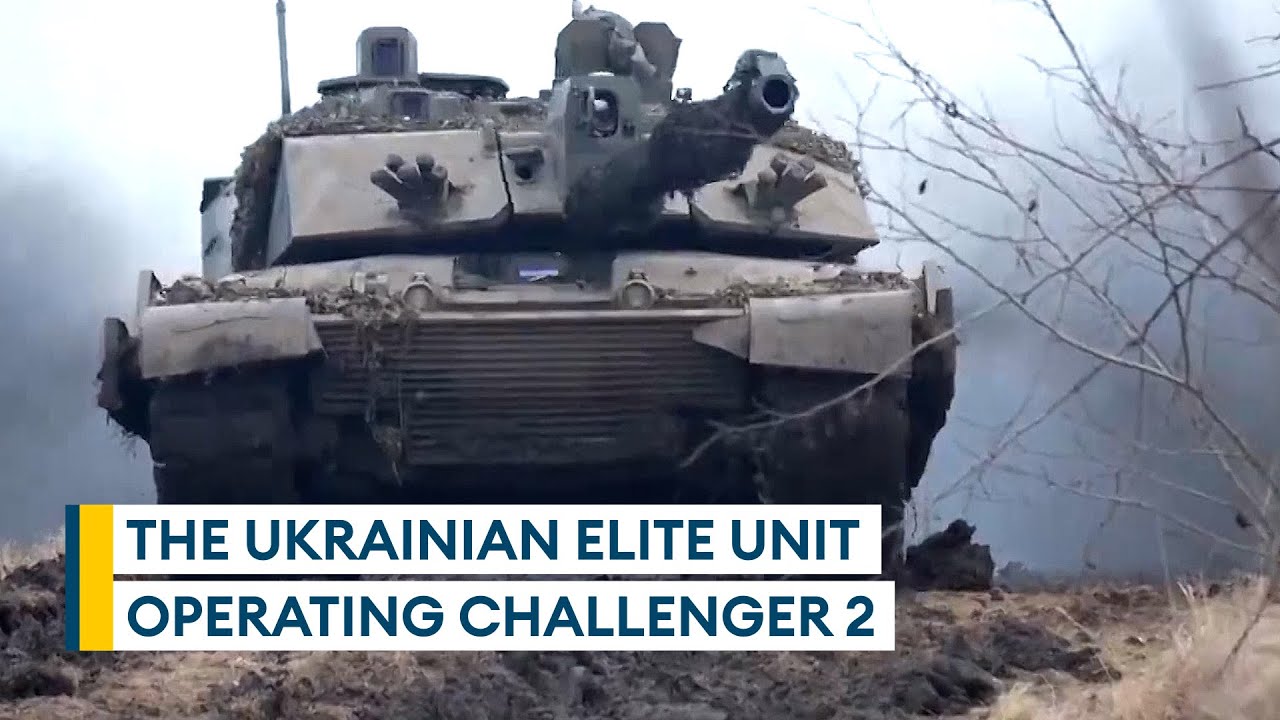 Ukraine Frontline: UK-Supplied Challenger 2 Tanks in Action