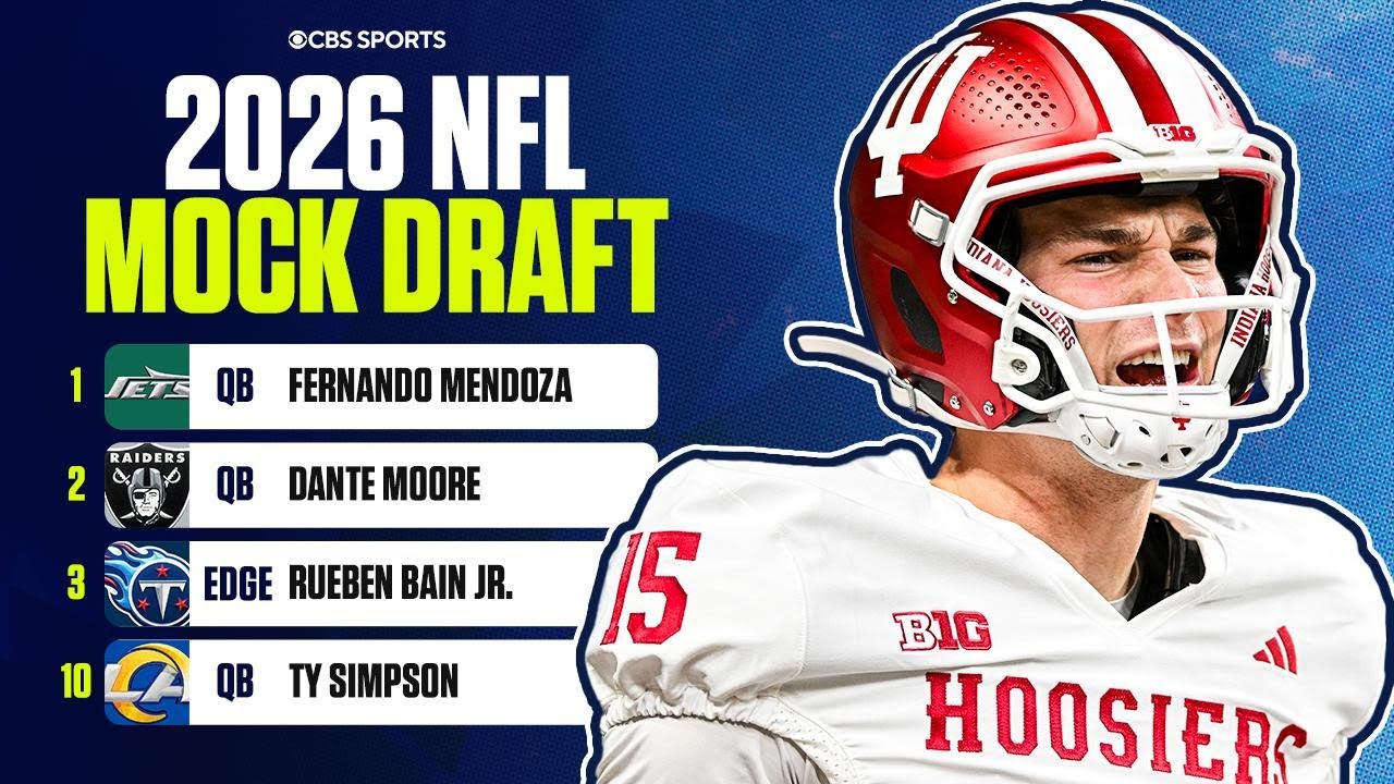 2026 NFL Mock Draft: Jets Trade Up for Mendoza, Raiders Pick Moore