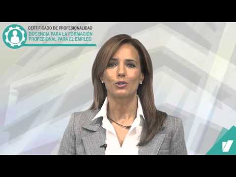 Certificado de Profesionalidad Docencia para la Formación para el Empleo