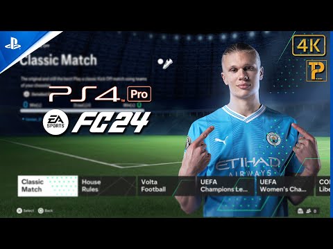 EA SPORTS FC 24 - PS4 Pro Gameplay [4K 60FP]