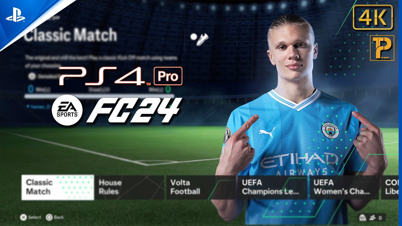 EA SPORTS FC 24 PS4 Pro Gameplay in Stunning 4K 60FPS 🎮