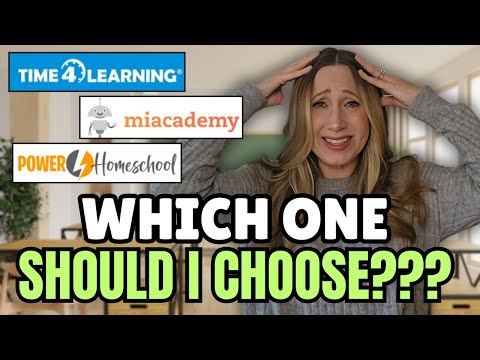 Miacademy VS Time4Learning VS Power Homeschool - Which is the BEST Online Homeschooling Program???