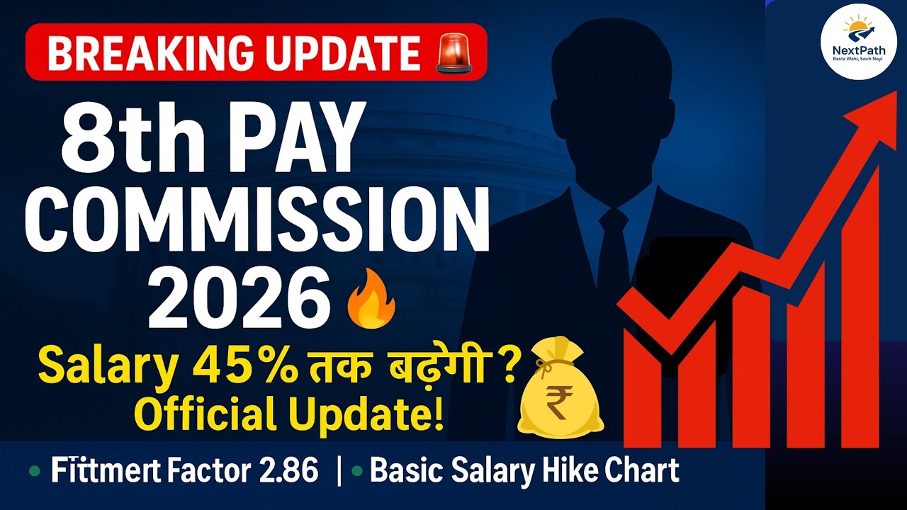 8th Pay Commission 2026: 45% Salary Hike? Fitment Factor 2.86 | Big Government Update