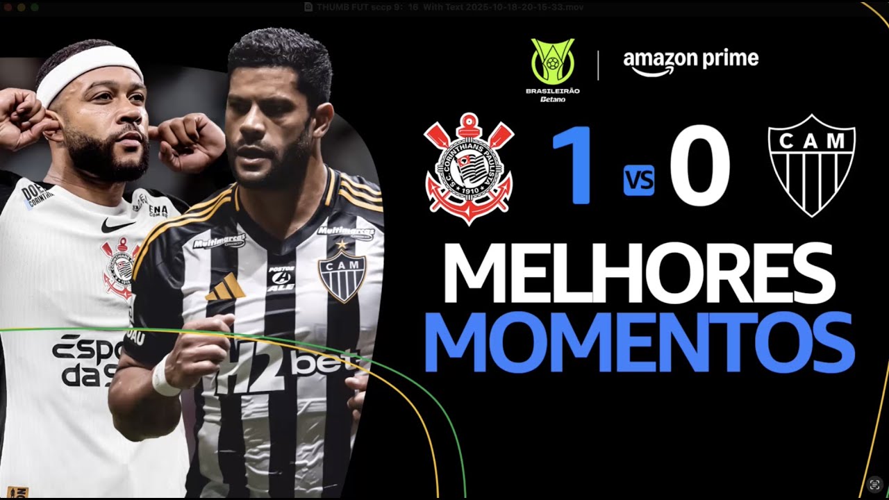 Corinthians 1-0 Atlético-MG | Highlights | Brasileirão 2025