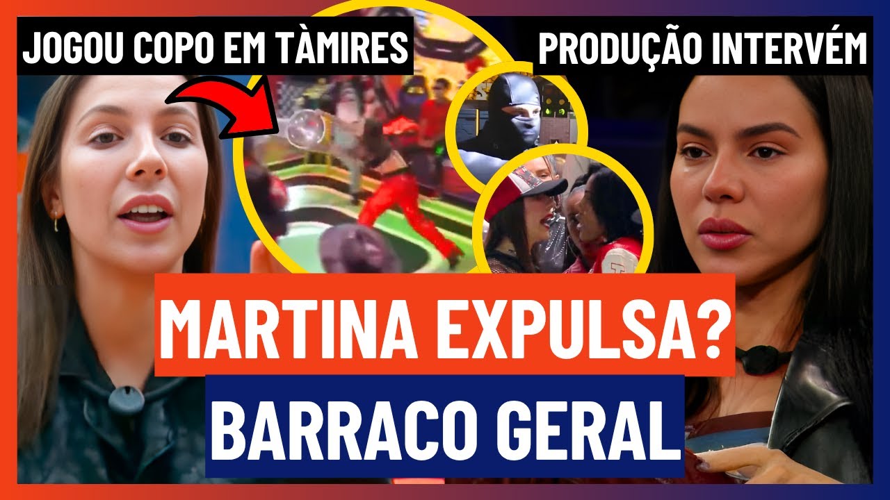 Confusão em A Fazenda 17: Martina Surta e Parta Para Cima de Tâmires 😱