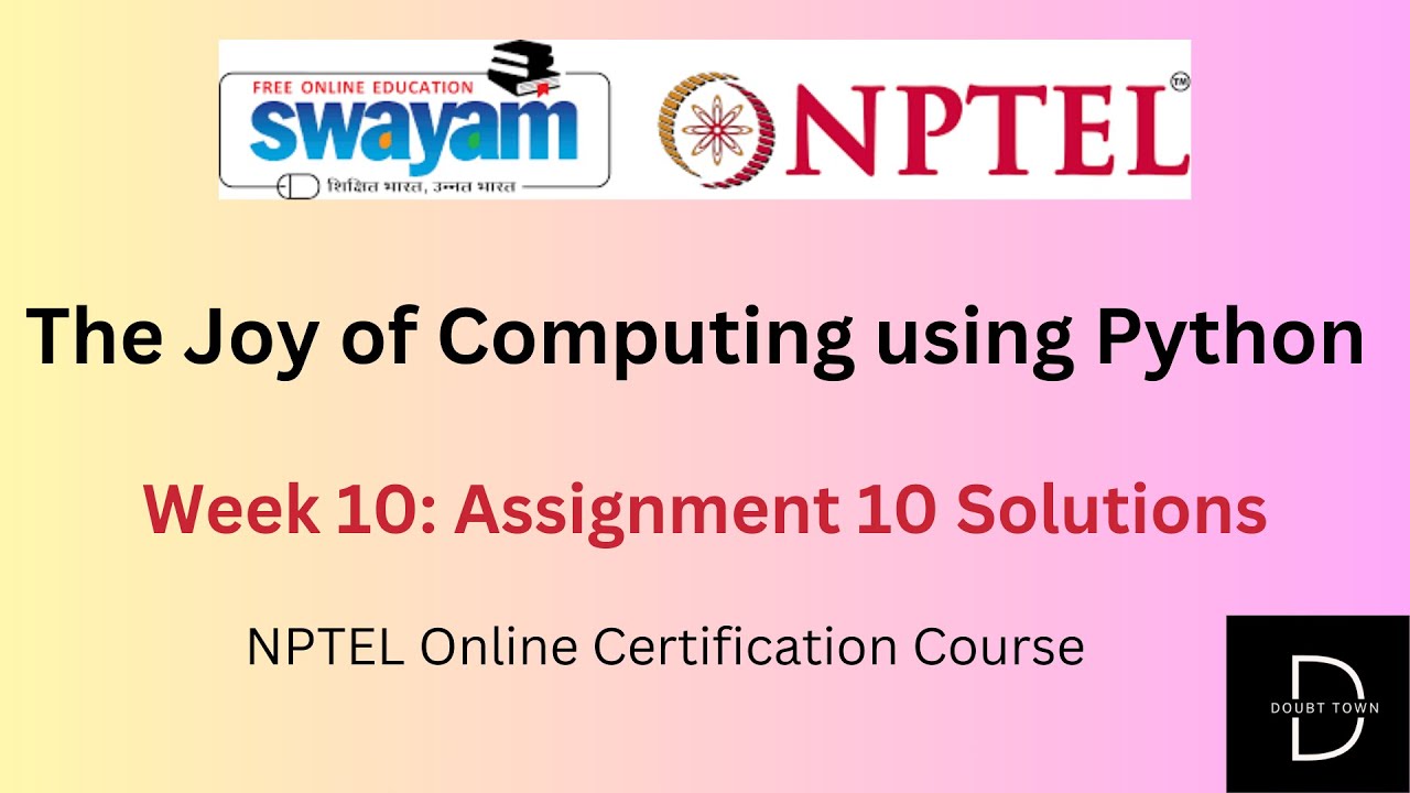 Python Computing Week 10 Answers | Jan 2024 📚