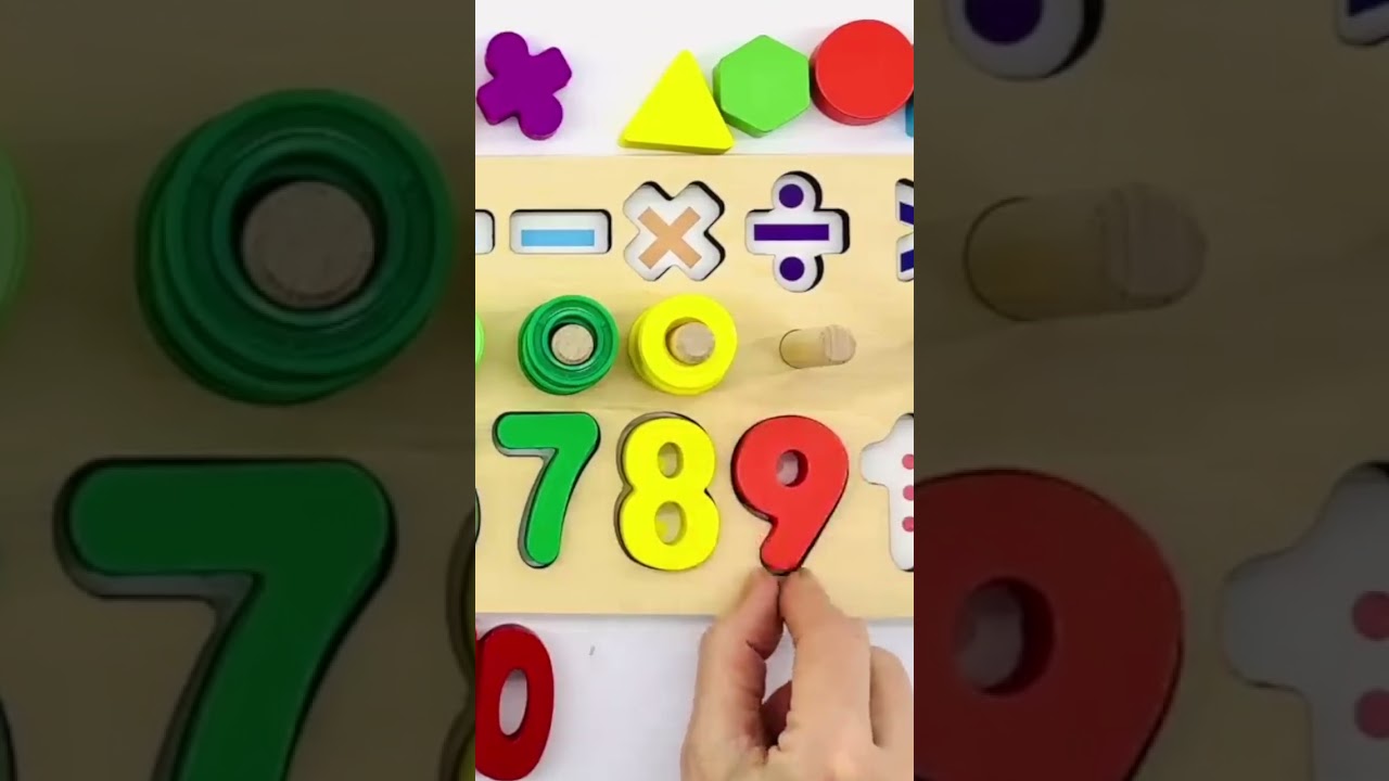 Counting to 9 Numbers Educational Videos for Toddlers | Preschool Learning Activity, Toy Learning