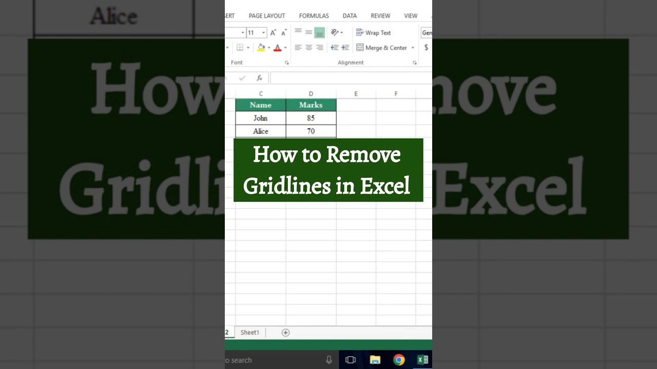 Remove Gridlines in Excel: Easy Formatting Tips
