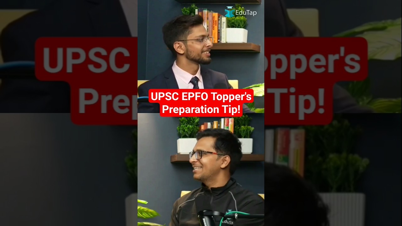 UPSC EPFO Exam Prep Tips & Strategy 📚