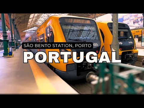 Scenic Train Journey from Porto to Braga | Beautiful railway in Portugal [De Porto ➡️ Braga] 🚂🇵🇹