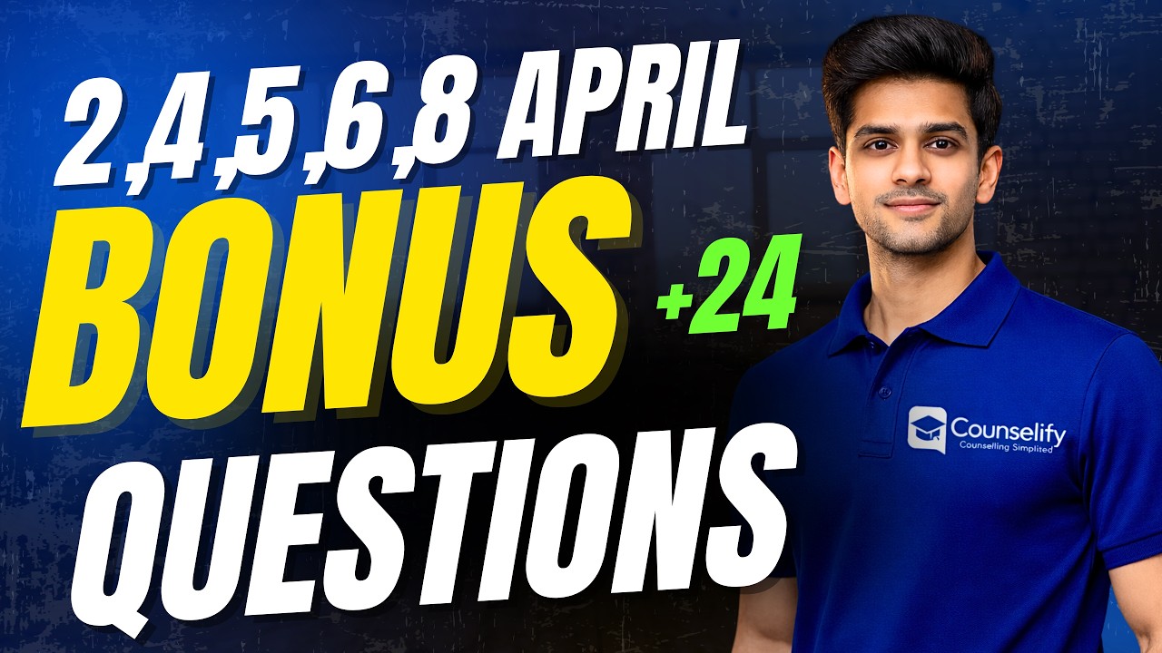 JEE Main 2026 April Bonus Questions by Shift | NTA Update