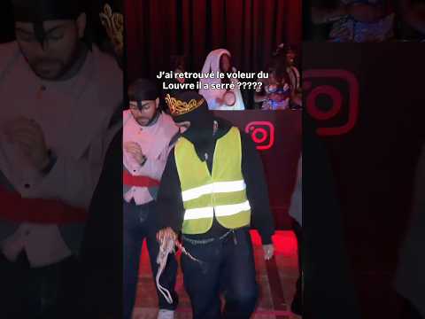 J’ai Retrouvé le Voleur du Louvre ?😨 Nouvelle vidéo dispo sur ma chaîne YouTube allez voir ! ❤️