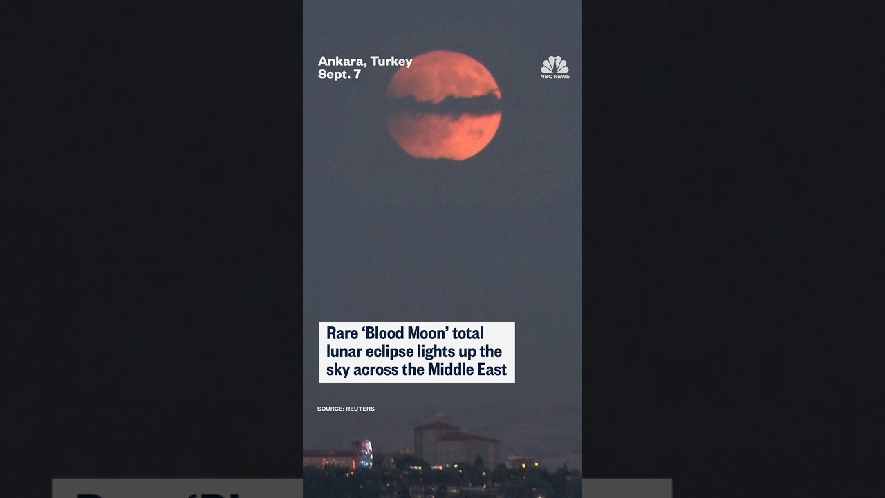 Rare Blood Moon Eclipse Illuminates Middle East 🌕