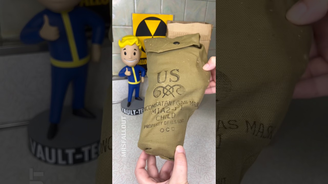 Opening an 83 Year Old Child’s Gas Mask from a Fallout Shelter!