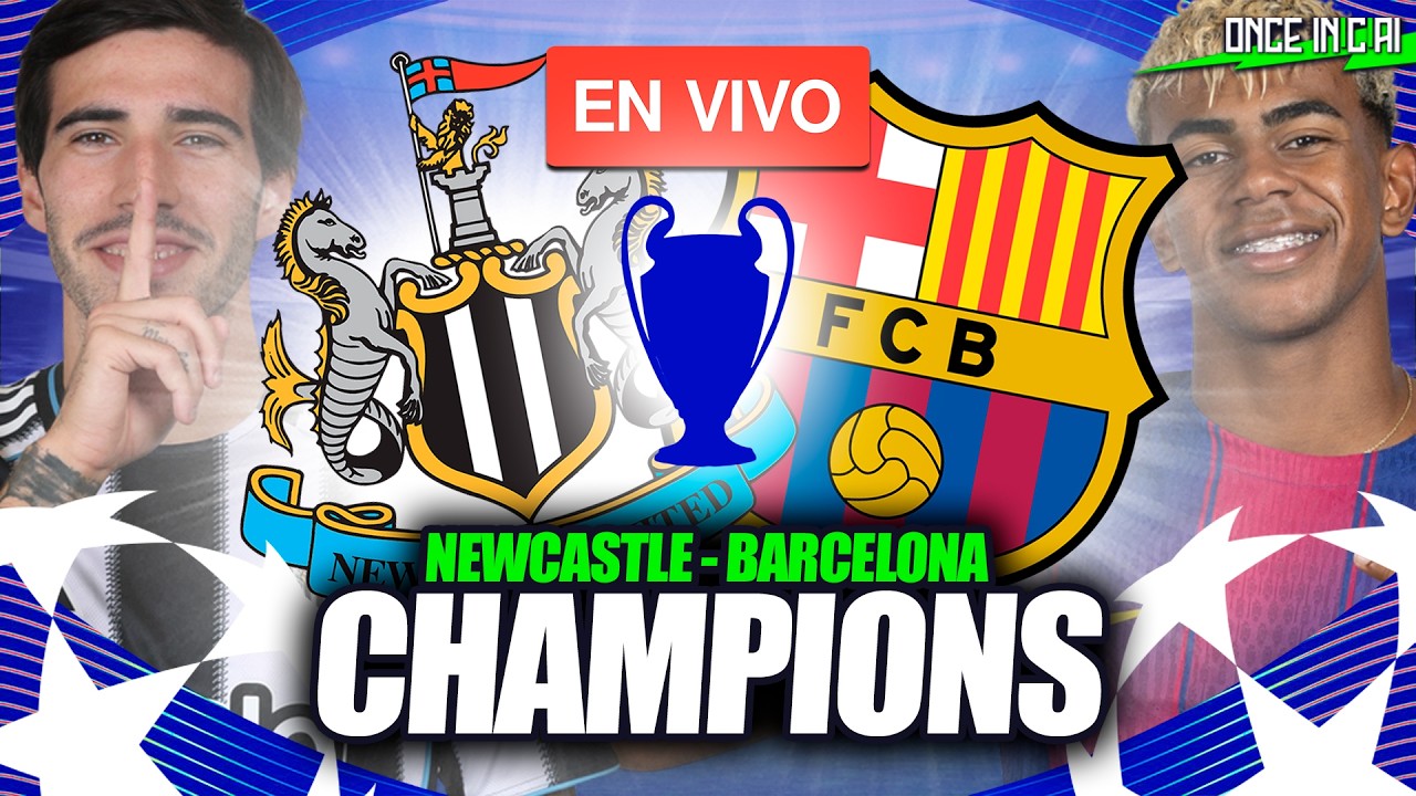 Empate 1-1 entre Barcelona y Newcastle en Champions ⚽
